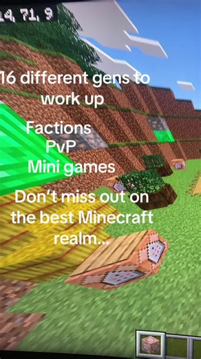 Code in bio! Don’t miss out on the Best bedrock PvP economy realm #realm #minecraft #pvp #economy #bedrock