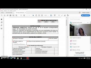 clase de requisicion del personal