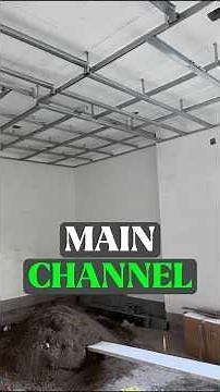 How to do the false ceiling work in home and why #ceiling #shorts