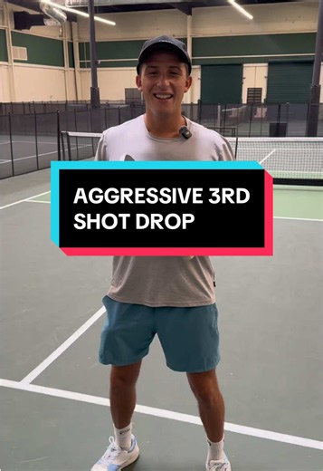 Aggressive 3rd Shot Drop Pickleball: How to Hit It