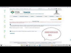 Error in establishing connection with TRACES Websocket Esigner. Please ensure that WebSigner Setup