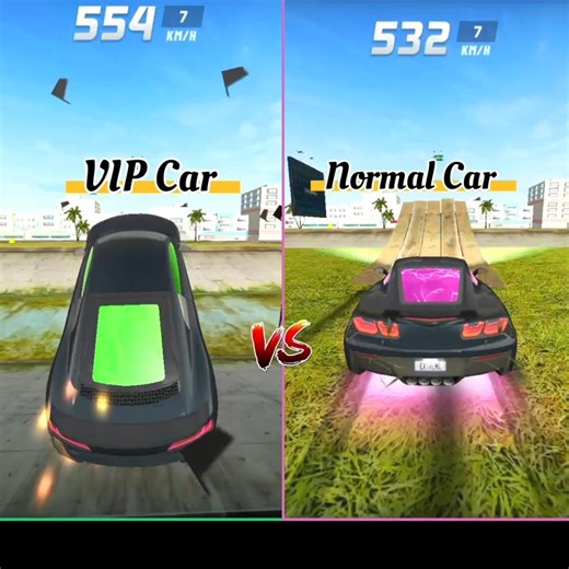 VIP Car Vs Normal Car 😮🔥 || EXTREME CAR DRIVING SIMULATOR || SIMULATOR CAR RACING ||