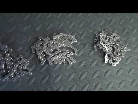 Shimano 11 speed chain comparison. Dura Ace 9000 / Ultegra 6800 / 105 5800