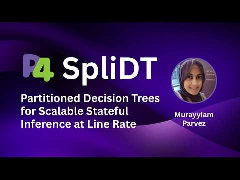 SpliDT: Partitioned Decision Trees for Scalable Stateful Inference at Line Rate || P4 Developer Day