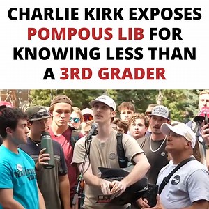 Charlie Kirk Exposes Pompous Lib For Knowing Less Than A 3rd Grader Subscribe to The Charlie Kirk Show: http://apple.co/2VCxGsh Join Charlie Kirk Exclusive today: https://members.charliekirk.com | Charlie Kirk