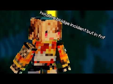 Untitled FNF Hololive Mod - The Slippery Bridge (Showcase)