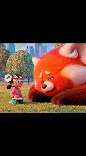 Cursed cartoon red panda roar Audrey trailer