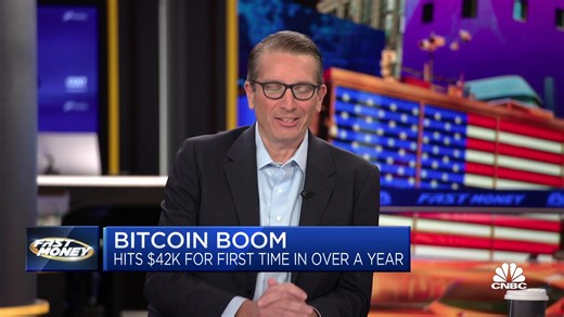 Guess who's back! It's @BKBrianKelly! And that means it's time to talk #Bitcoin rocketing above $42,000. His take on the macro outlook for this cryptocurrency and beyond: | CNBC Fast Money