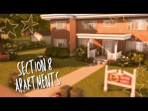 Section 8 Housing, 4 apartments || Sims 4 Speed Build || CC list