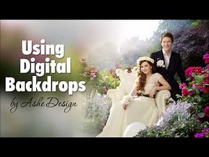 Using Ashe Design Digital Backdrops