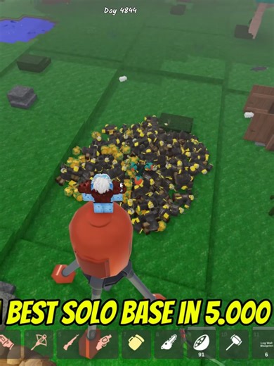 5000 Days to Build a Best Base Part1 | Volcanic Biome🌋#99nightsintheforest #roblox #gaming #fyp #asmr