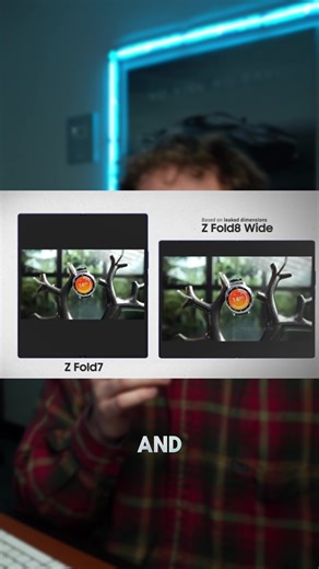 Galaxy Z Fold 8 Wide Phone… Wait Until the End 🤯 #GalaxyZFold8 #Samsung #Foldable #Android #fyp