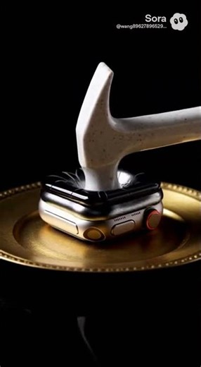 Hammer vs Apple Watch?! You won't believe what happens next! iPhone Destruction Test? #Shorts