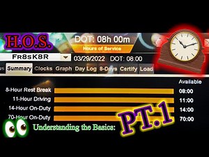 Understanding H.O.S. Hours of Service Basics TIPS & TRICKS! PART#1 #hoursofservice #eld #trucking