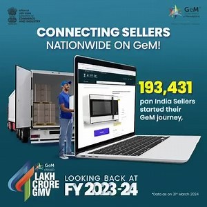 1.2K views · 12 reactions | GeM seller ecosystem is steadily growing...