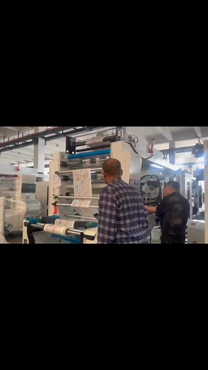 High-speed 1200 model six-color printing machine, servo motor, full computer color set accurate positioning, do you like it? | 唐春艳