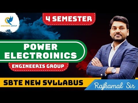#1 I EE I 4th Sem I Power Electronics Syllabus and Introduction SBTE I Download Engineers Group App