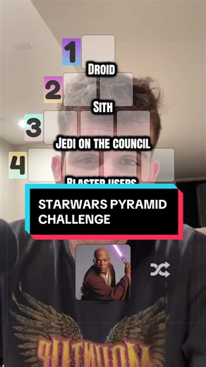 Star Wars Pyramid Challenge: Jedi vs. Sith Showdown
