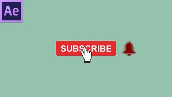 Tutorial & free download - How to make animated subscribe button for YouTube channel - 154