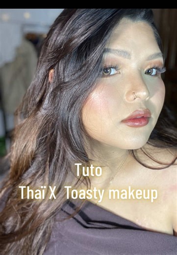 Thai X Toasty = obsession 🤎🔥 #thaimakeup #toastymakeup #makeup