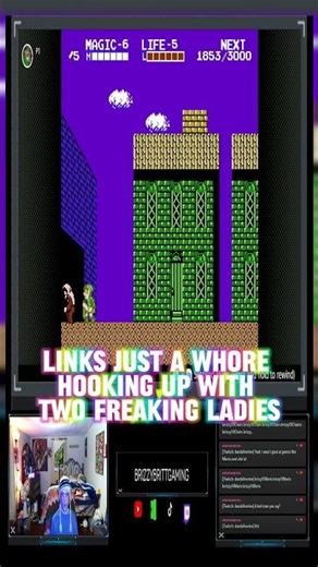 Legend of Zelda / Links Love Triangle #zelda2 #theadventureoflink #retrogaming #nes #gamingcommunity