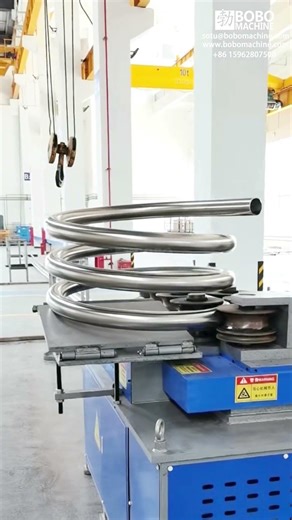 Spiral Stainless Steel Tube Heat Exchanger Coil Tube End Forming Machine