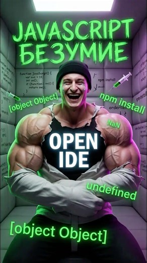 JAVASCRIPT безумие #coding #программирование #айти #programming #ии