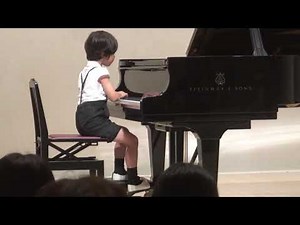 ショパン 幻想即興曲 ピアノ発表会 7才 Chopin Op.66 Fantasie Impromptu , 7 years old boy