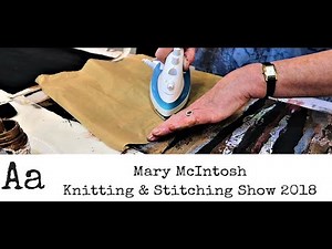 ** Learn How To ** Alter Fabrics using Paints & Transfoils with Mary McIntosh | Mixed Media Artist