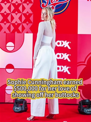 Sophie Cunningham earned $500,000 for her love of showing off her buttocks#SophieCunningham #WNBA #Basketball #Fyp