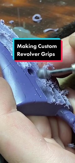 How we made some custom revolver grips. #jewelry #lostwaxcasting #handmade #artist #jewelrymaking