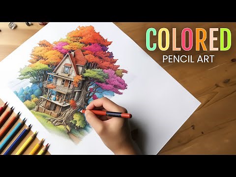 Abstract Colored Pencil Art & Technique! #pencildrawing #designtrends #abstractart ‪@BsyBeeDesign‬
