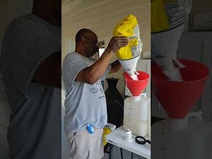 Shaved Ice. How to mix simple syrup.