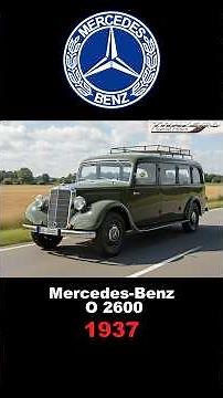 Mercedes-Benz Bus Evolution Stages #shortsvideo