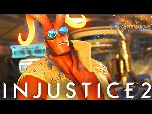 Epic Hellboy Uses Excalibur Sword! - Injustice 2 "Hellboy" Gameplay (Online Ranked)
