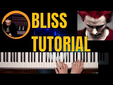 How To Play BLISS on Piano Muse | Rock Piano Tutorial Easy