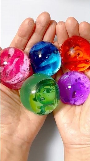 🔮Inside Out Memory Ball DIY with Orbeez! #part2