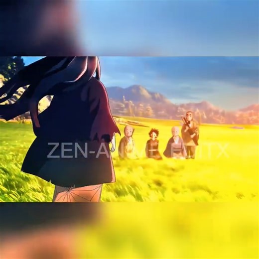 Finally! Nezuko Walks in Sunlight! ☀️ #animeshort #shorts