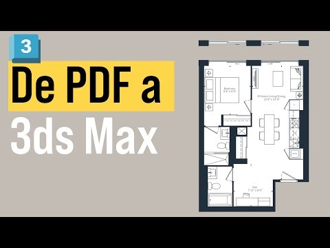 Convierte un PDF a CAD y úsalo en 3ds Max (paso a paso)
