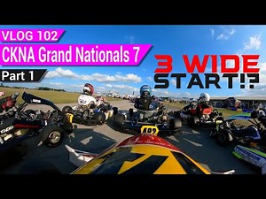 Kart Racing Vlog: Intense Race! Briggs LO206 CKNA Grand Nationals 2023 Pt 1 [Vlog 102]