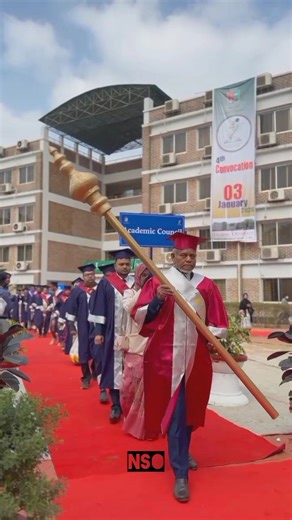 Bro...It's NSO on Instagram: "Leading University 4th Convocation 2026"