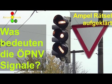 Was bedeuten die Bus- und Straßenbahnsignale? | Ampel Rätsel aufgeklärt Folge 7