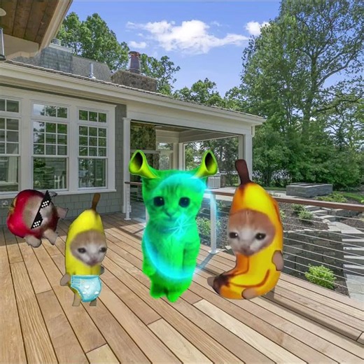 Bully cat found real parents of Banana Cat Baby? 🐱🍌