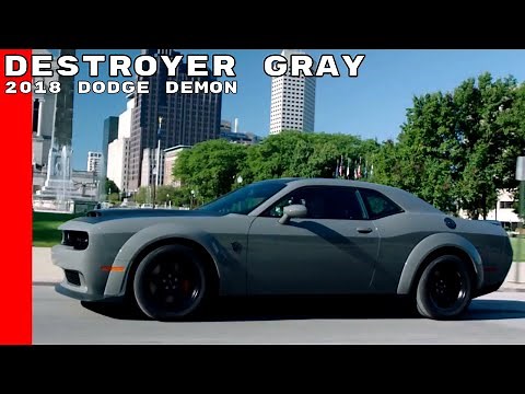 Destroyer Gray 2018 Dodge Demon