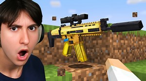 Minecraft, But Every Drop is a Gun