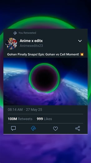 gohan finally shaps! epic gohan vs cell moment 💯#anime #gohan #dbz #dbs #goku #cell #shorts