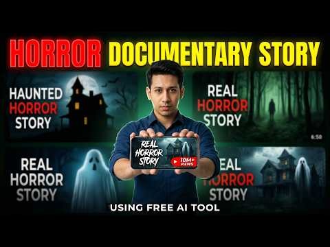 AI Horror Documentary Story Video Kaise Banaye | Free AI Tools | Horror Story Video Tutorial Hindi