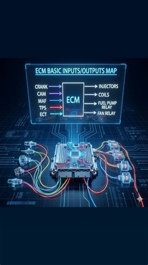ECM BASIC INPUT AND OUTPUT MAP