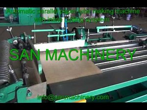 Automatic parallel paper tube making machine with inline cutting system 2