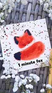 Got a minute? I personally felt foxes were tricky to paint… until I came up with the easiest and quickest way to paint a fox… I used limited strokes and less WORKS! This is a great way to familiarize yourself with how watercolor behaves on wet (where magic of watercolor happens🪄) and practice the lifting technique 🖌️… finally don’t forget to enjoy the process 🧡😜 🦊full length video with directions for subscribers🦊 Welcome to Day 5 and the last day of International Giveaway!! Have you seen a